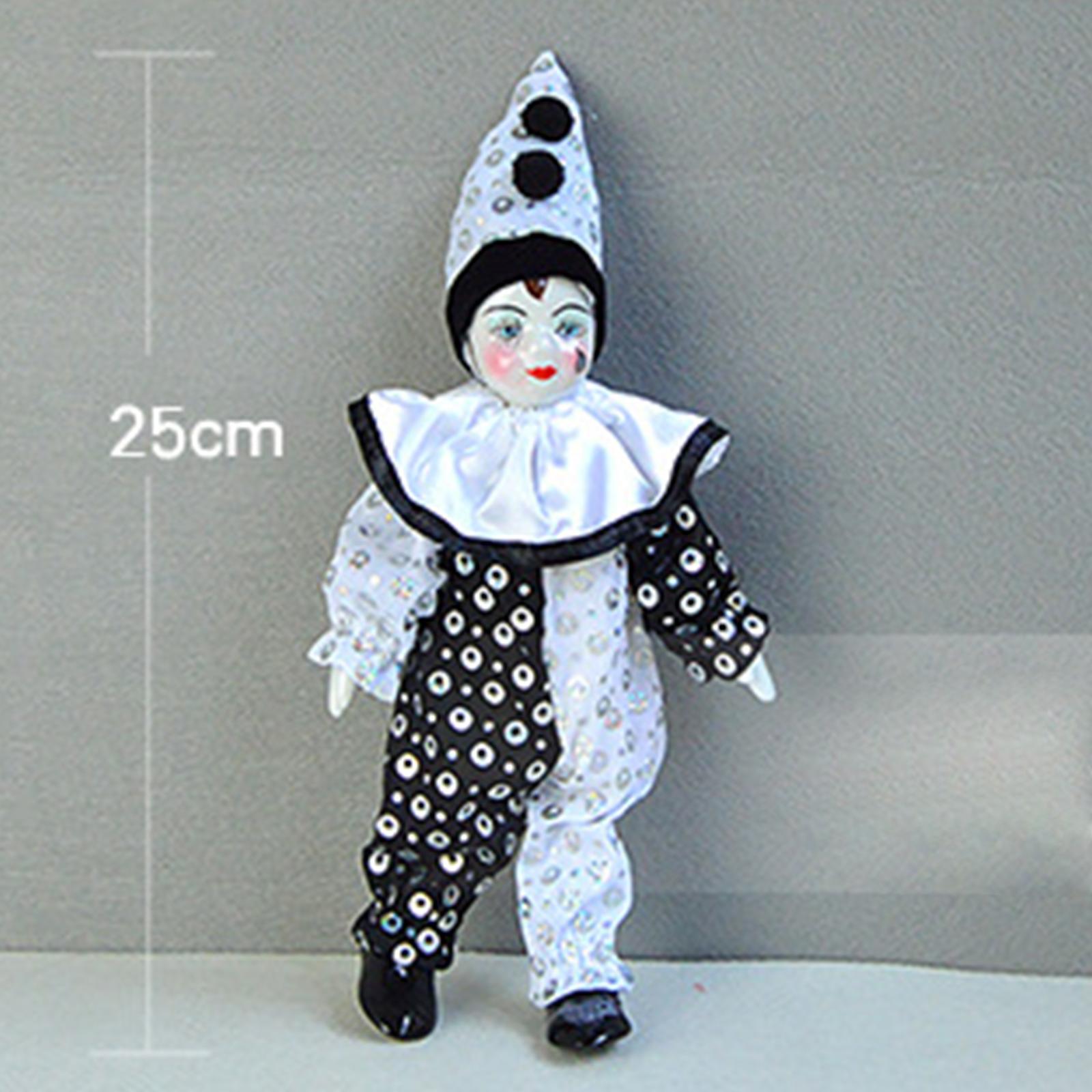 Vintage Collectible Clowns - Boneco de Palhaço Vintage, Ornamento Decorativo