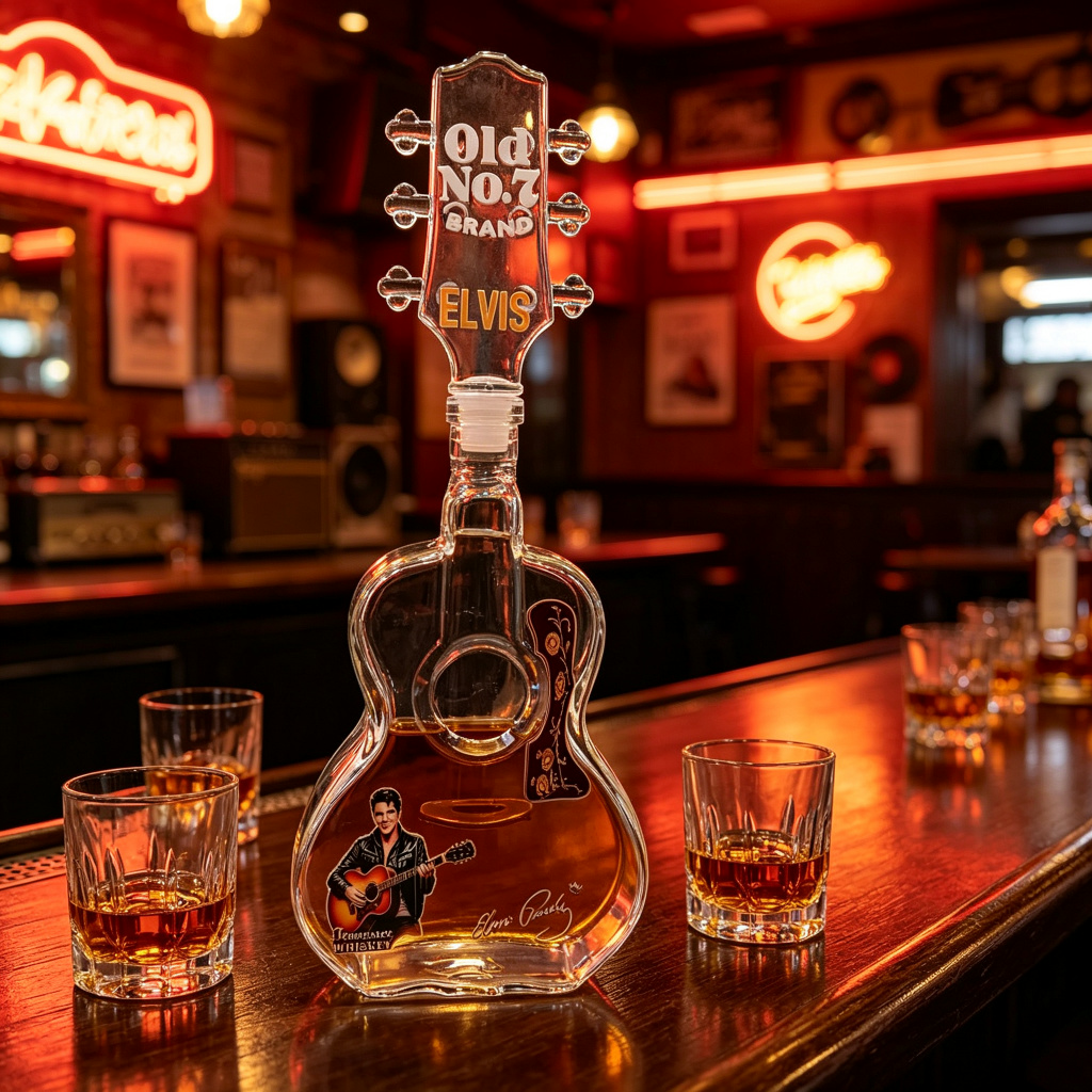 Vintage Collectible Glass - Decantador de Whisky em Forma de