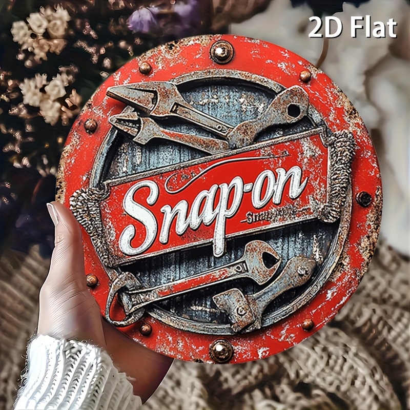 Vintage Collectible Plates - 2d plana 1pc sinal de metal