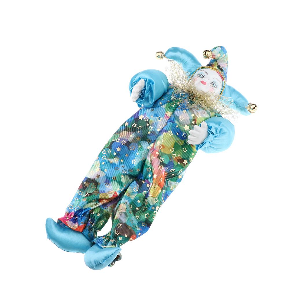 Vintage Collectible Clowns - Boneco de Palhaço Vintage de Pano