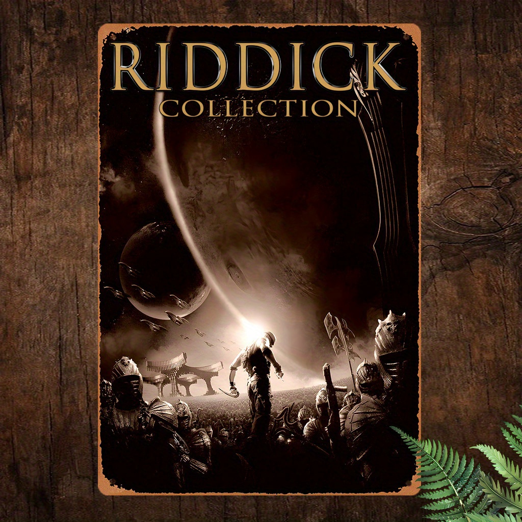 Vintage Collectible Tins - Decoração de Quarto Coleção Riddick Placa