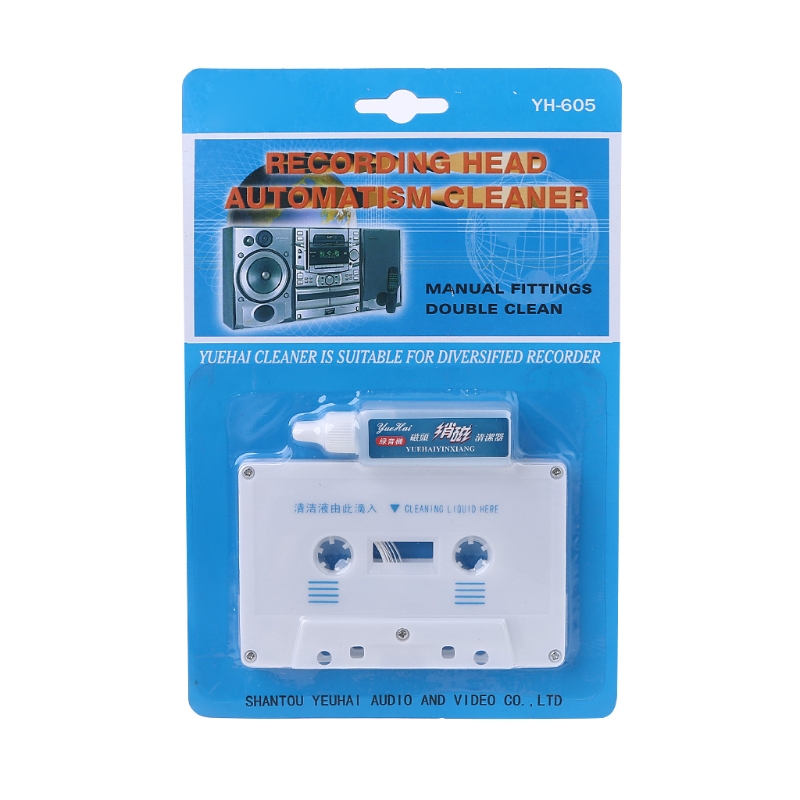 Cassette Tape Head - Fita cassete para Head Cleaner &
