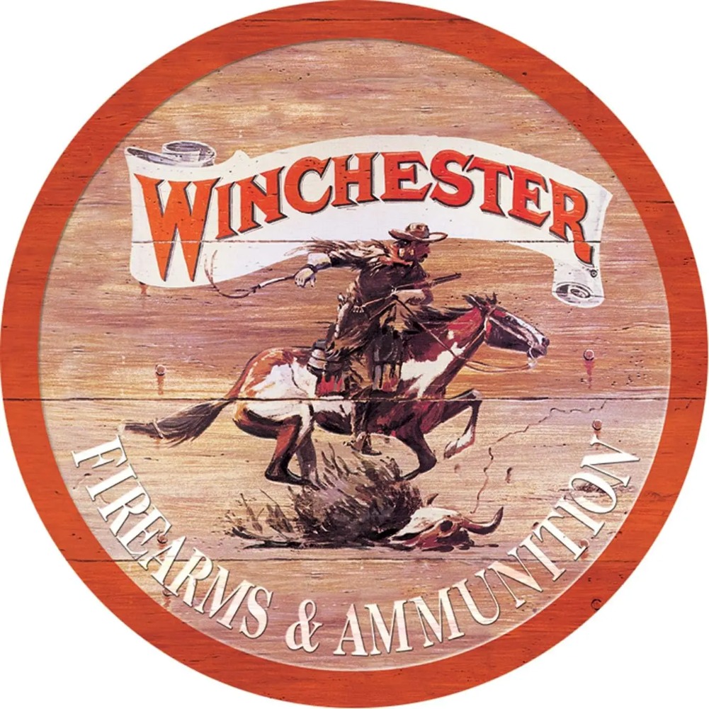 Vintage Collectible Plates - Desperate Enterprises Winchester Placa redonda de