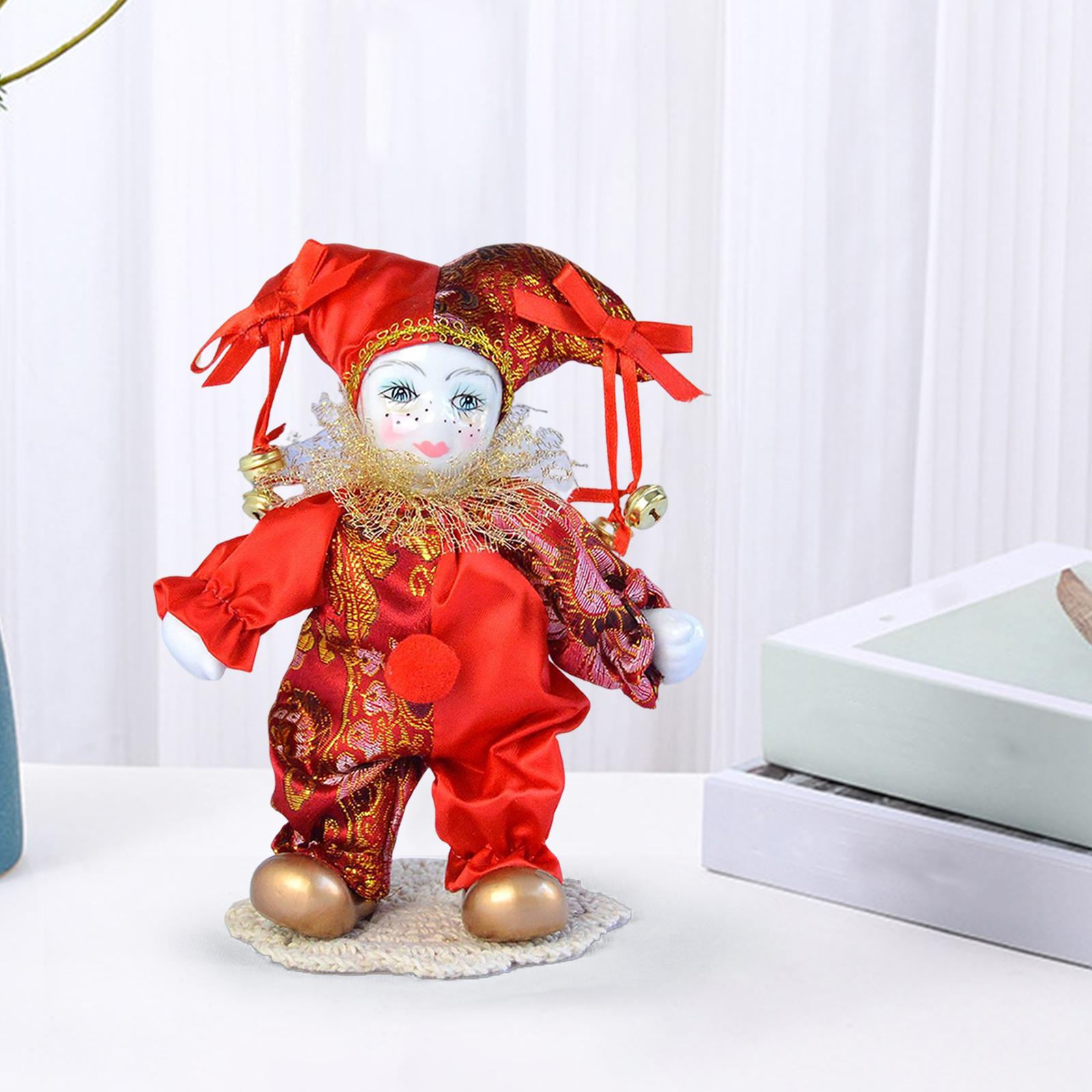 Vintage Collectible Clowns - Bonecas de Palhaço de 7 Polegadas: