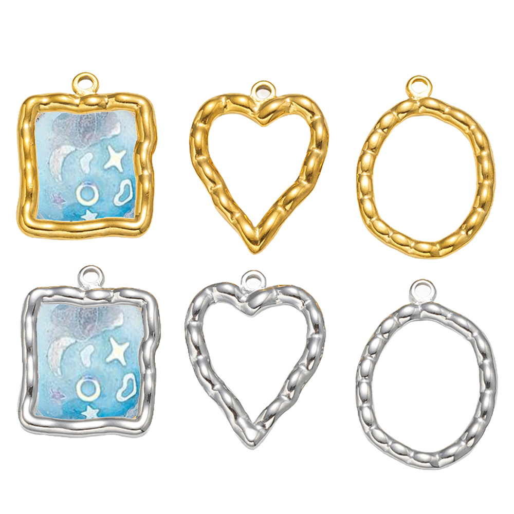 5 pçs de aço inoxidável coraçã - Vintage Jewelry Collection avaliação e preço