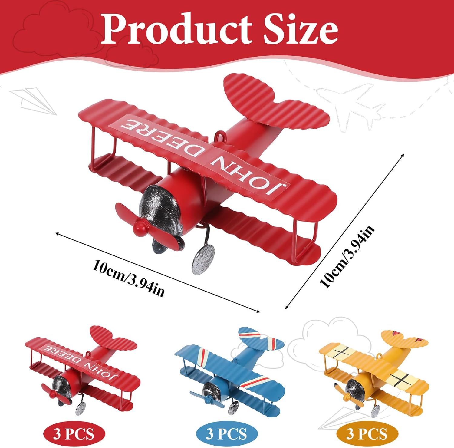 Modelo de Avião de Metal Vinta - Vintage Collectible Furniture avaliação e preço