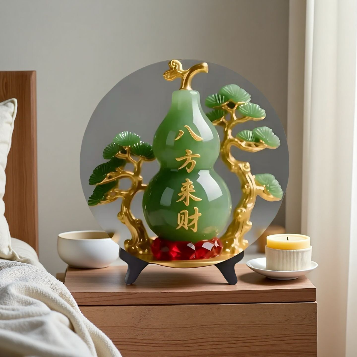 Estatueta de Cabaça de Jade Na - Vintage Collectible Furniture avaliação e preço