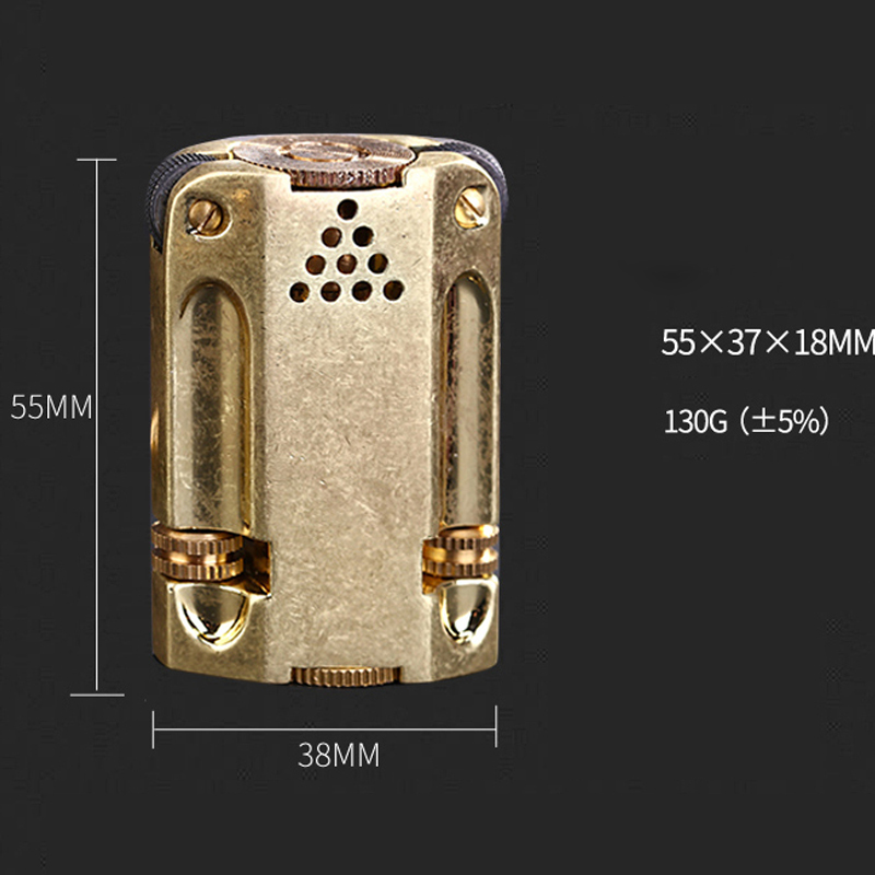 Vintage zinco liga dupla Flint - Vintage Collectible Lighters avaliação e preço