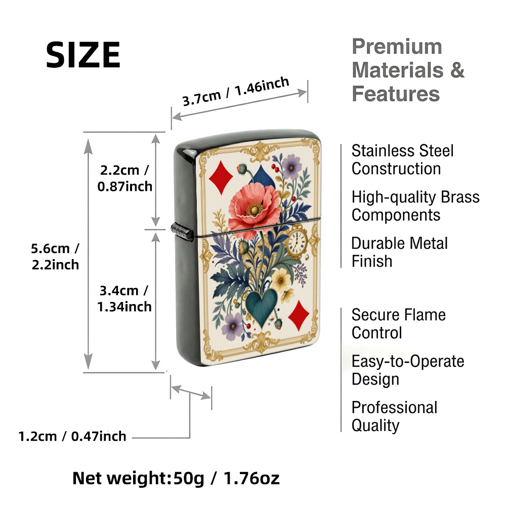 Isqueiro Vintage Estilo Cartas - Vintage Collectible Lighters avaliação e preço