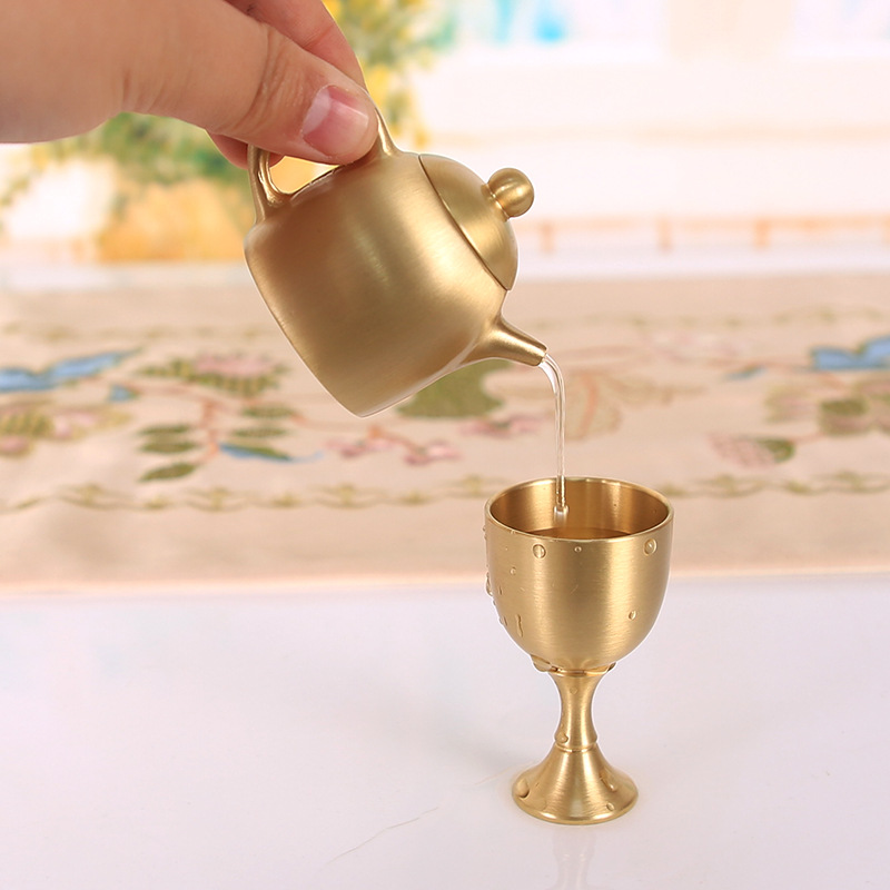Mini Bule de Chá em Latão, Dec - Vintage Collectible Furniture avaliação e preço