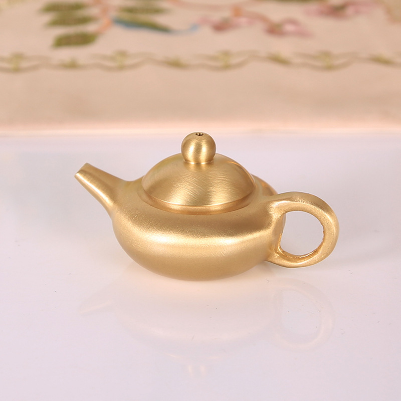 Mini Bule de Chá em Latão, Dec - Vintage Collectible Furniture avaliação e preço