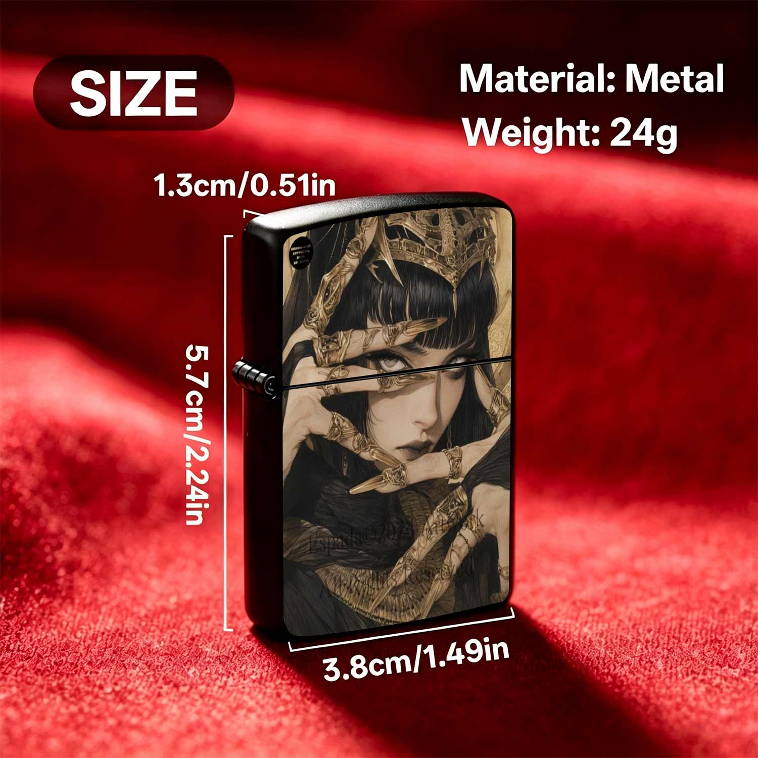 Isqueiro Vintage DarkFlip-top  - Vintage Collectible Lighters avaliação e preço