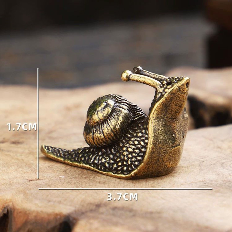 Ornamento de caracol de latão  - Vintage Collectible Furniture avaliação e preço