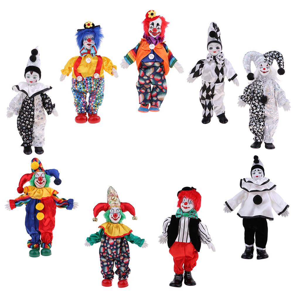 Bonecos de Palhaço de Porcelan - Vintage Collectible Clowns avaliação e preço