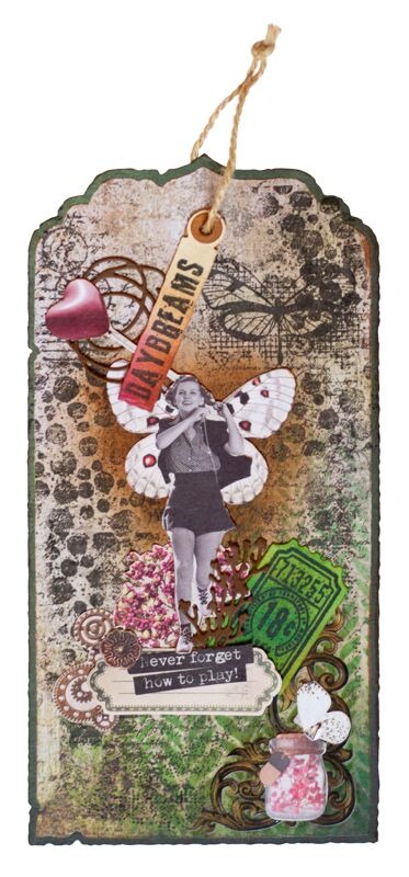 Etiqueta envelope grunge coleç - Vintage Collectible Figures avaliação e preço