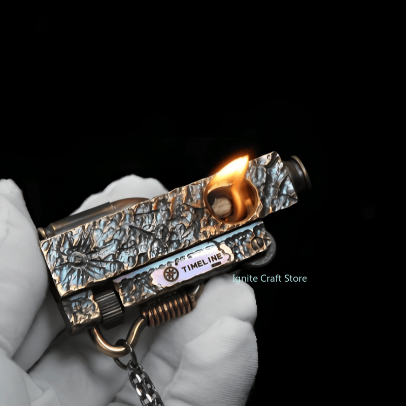 Isqueiro vintage esculpido à m - Vintage Collectible Lighters avaliação e preço