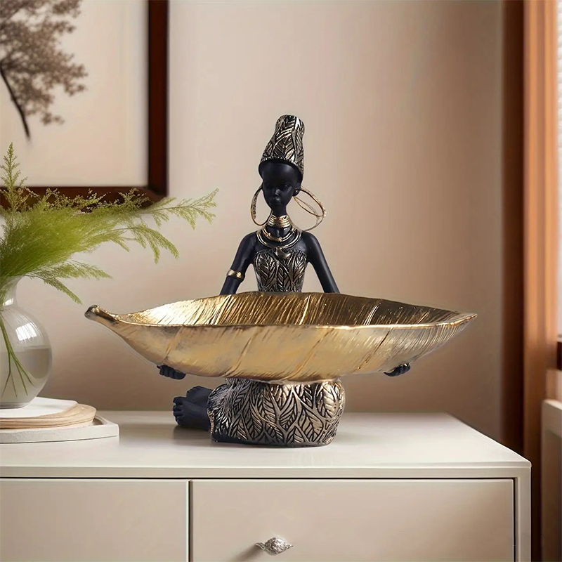 Escultura de Menina Africana S - Vintage Collectible Furniture avaliação e preço