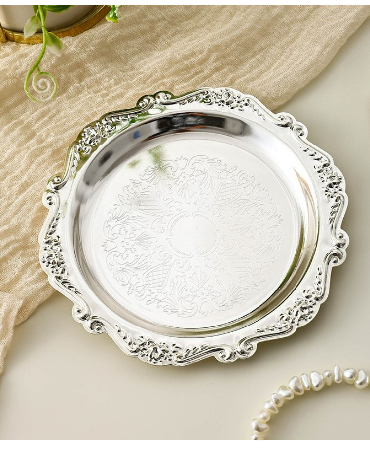 Bandeja de Metal Vintage com R - Vintage Collectible Dishes avaliação e preço