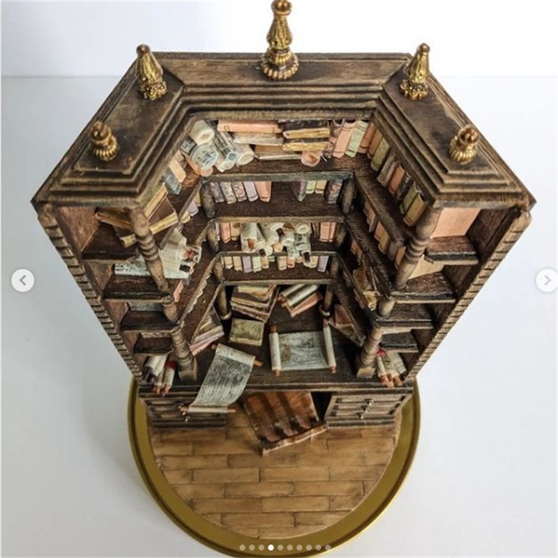 Estante de Livros Miniatura co - Vintage Collectible Glass avaliação e preço