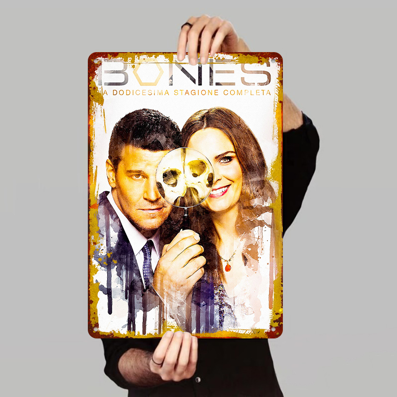 Ossos temporada 12 cartaz de m - Vintage Collectible Tins avaliação e preço