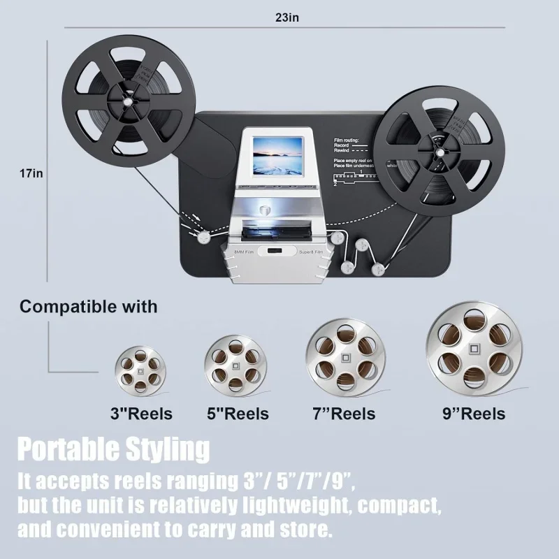 Conversor de Filme para Digita - Super 8 Film Reel avaliação e preço