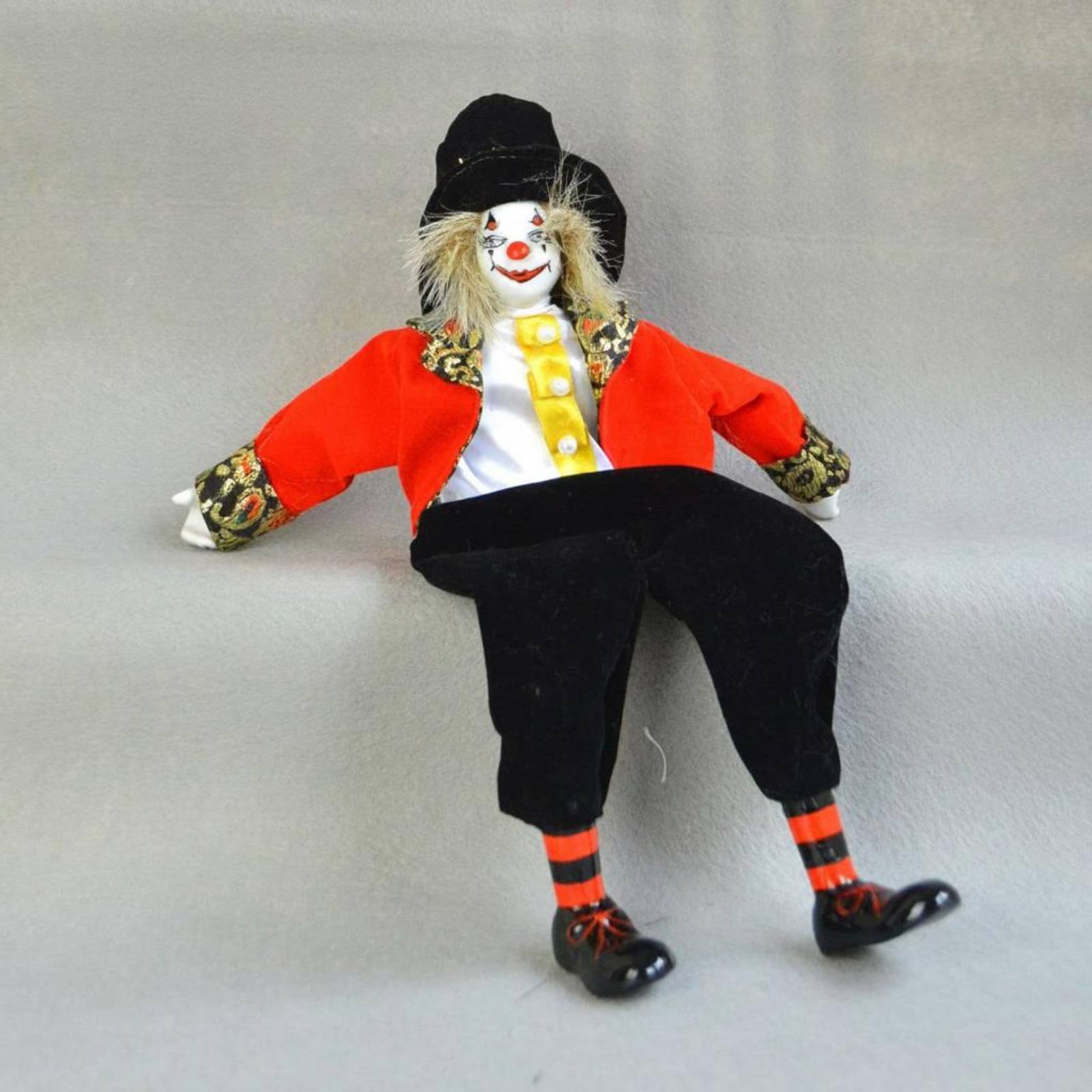 Boneco de Palhaço de Pernas Ma - Vintage Collectible Clowns avaliação e preço