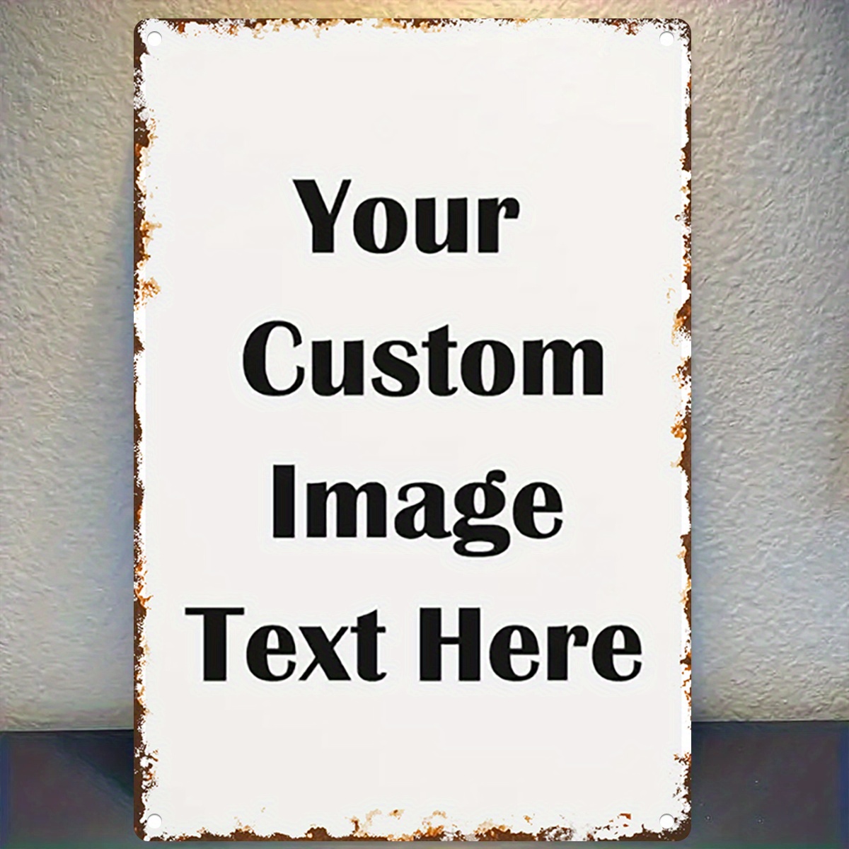 Placa de Metal Personalizada c - Vintage Collectible Plates avaliação e preço