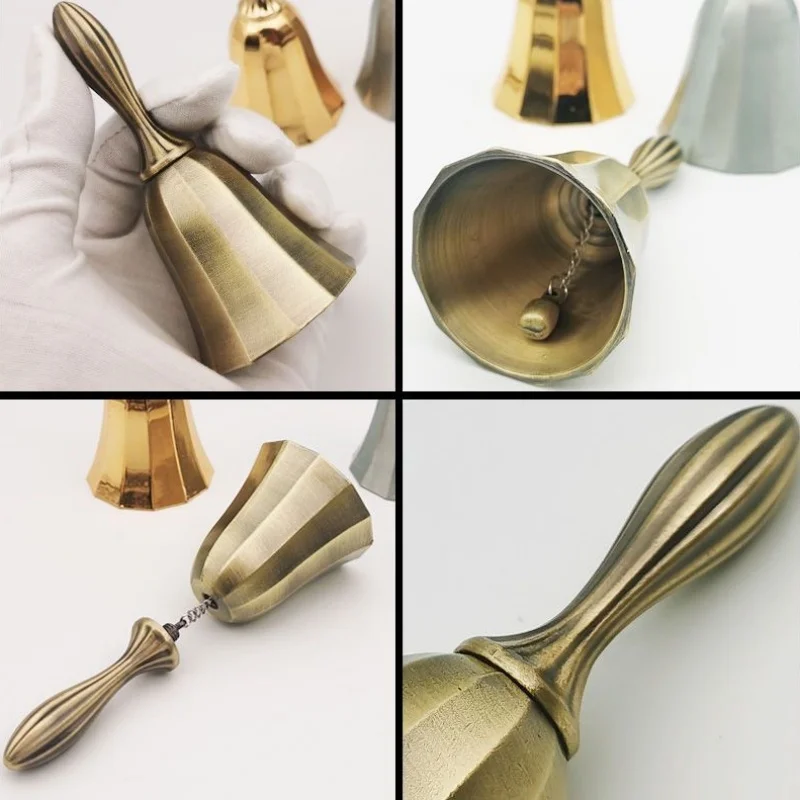 Novo vintage sino de bronze mã - Vintage Collectible Dishes avaliação e preço