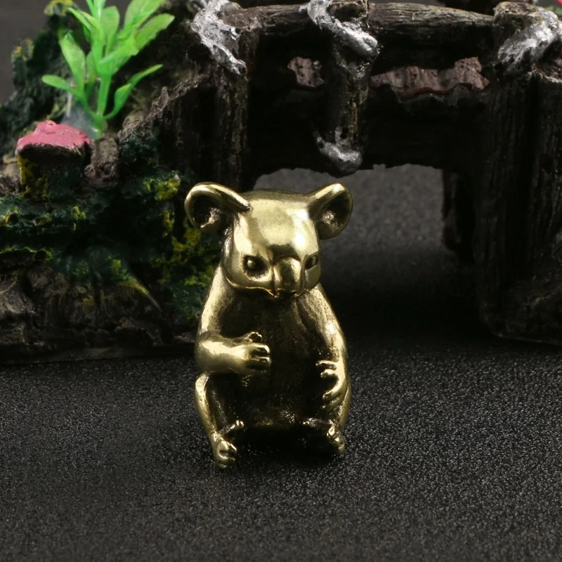 Vintage de bronze bonito coala - Vintage Collectible Furniture avaliação e preço