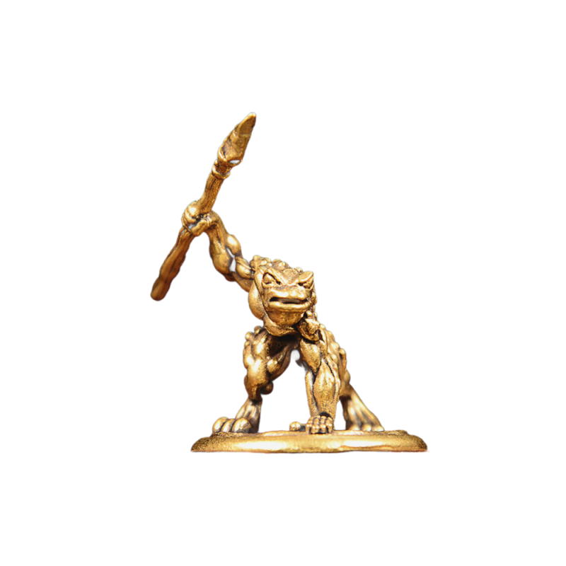 Estátua de Sapo Guerreiro Vint - Vintage Collectible Furniture avaliação e preço